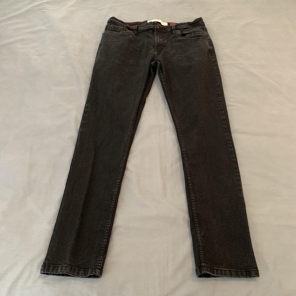 Artful Rebel Jeans Mens 34x32 Gray Charcoal Slim Tapered Stretch Denim Pants